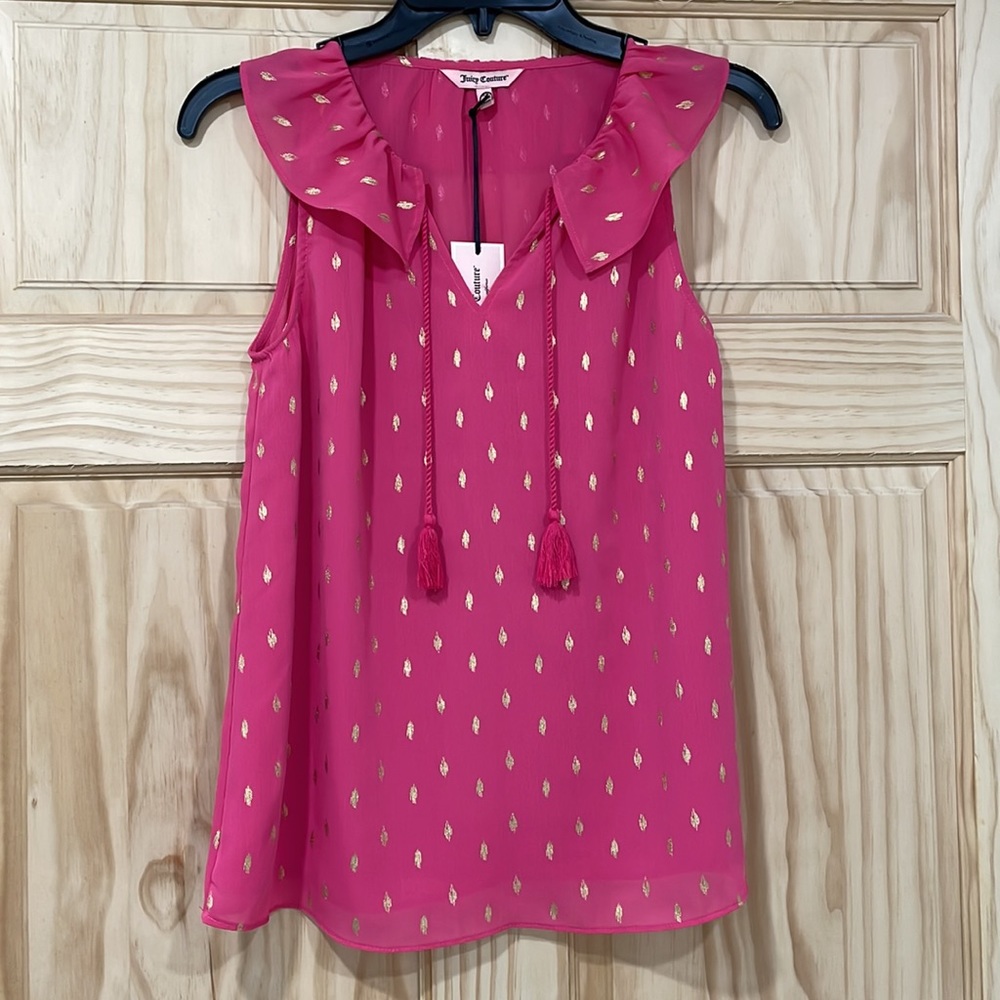 NWT juicy couture ruffle tank